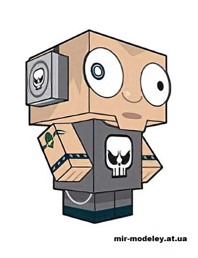 №15702 - Metal Mikey (cubeecraft) из бумаги