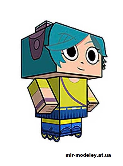 №15749 - Ramona Flowers (Yellow) (cubeecraft) из бумаги