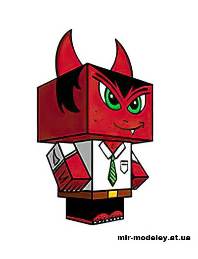 №15704 - Diabito (cubeecraft) из бумаги