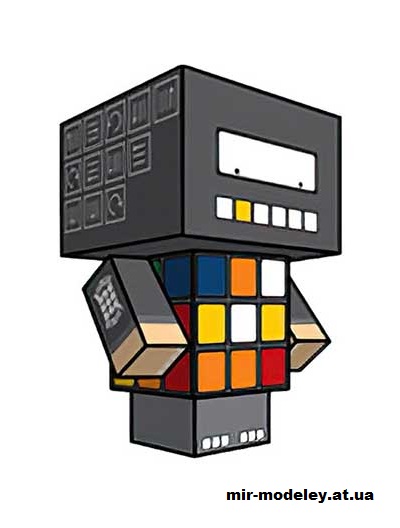 №15744 - Cubee (cubeecraft) из бумаги