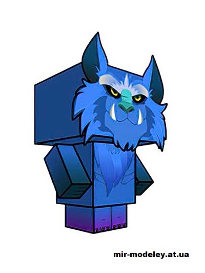 №15781 - Zalvar (cubeecraft) из бумаги