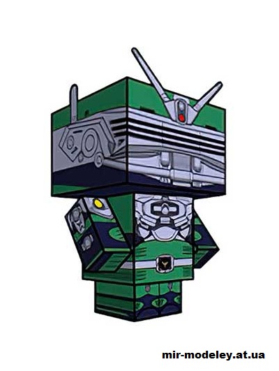 №15760 - Kamen Rider Torque (cubeecraft) из бумаги