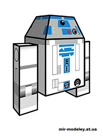 №15791 - LEGO R2-D2 (cubeecraft) из бумаги