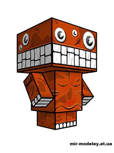 №15736 - Mozter (cubeecraft) из бумаги