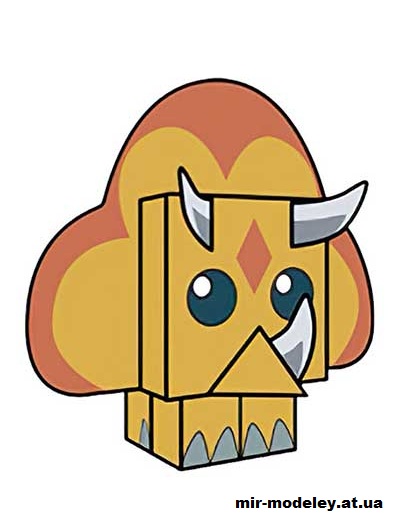 №15780 - Chomp (cubeecraft) из бумаги