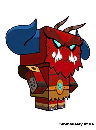 №15782 - Chaor (cubeecraft) из бумаги