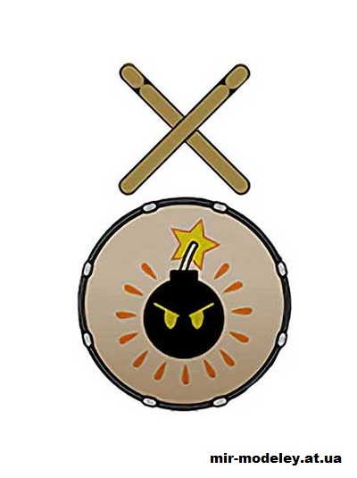 №15756 - Scott Pilgrim Accessories (cubeecraft) из бумаги