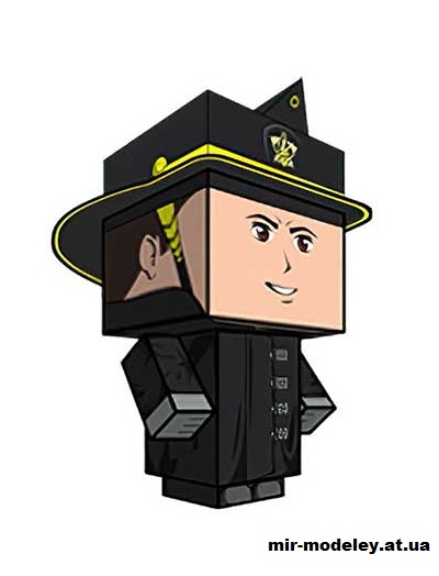 №15712 - Firefighter 70-80 (cubeecraft) из бумаги