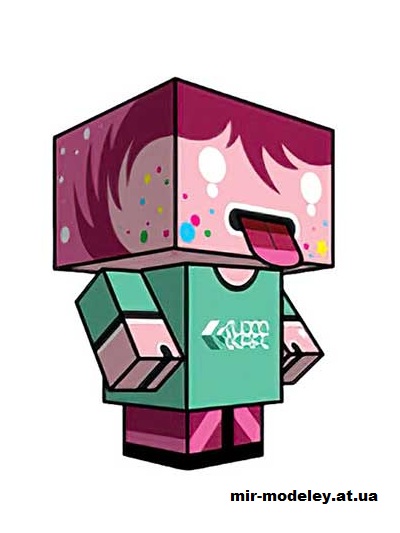 №15746 - Poprockboy (cubeecraft) из бумаги