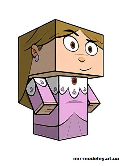 №15810 - Anne-Claire (cubeecraft) из бумаги