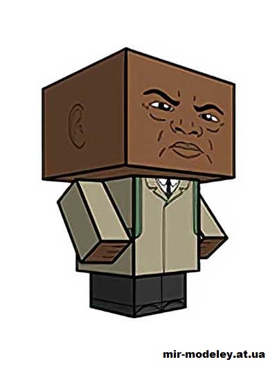 №15841 - John Lewis (cubeecraft) из бумаги