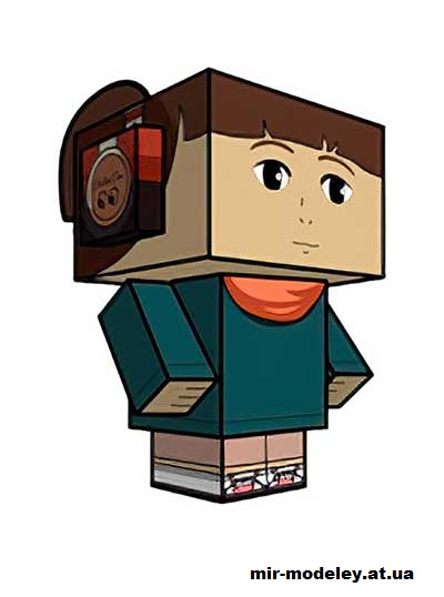 №15861 - Study Girl (cubeecraft) из бумаги
