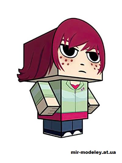 №15820 - Kim Pine (cubeecraft) из бумаги