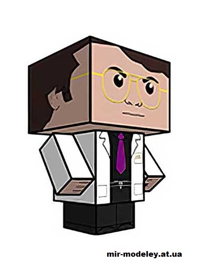 №15843 - Dr. Rick Dagless, M.D. (cubeecraft) из бумаги