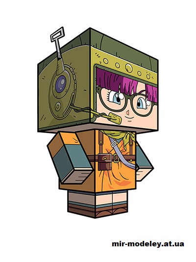 №15836 - Lucca (cubeecraft) из бумаги