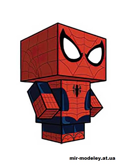№15840 - Ultimate Spider-Man (cubeecraft) из бумаги