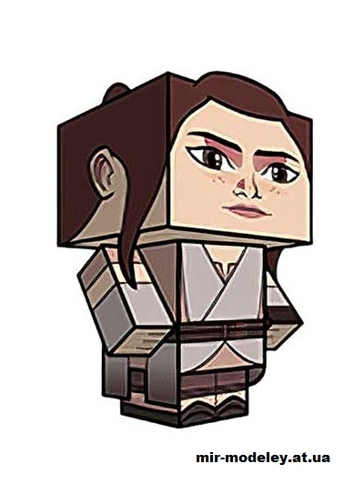 №15872 - Rey (cubeecraft) из бумаги