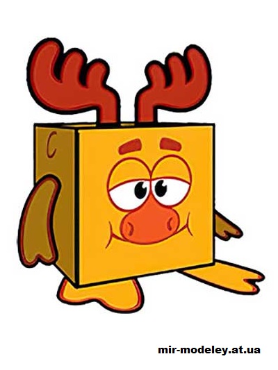 №15848 - Docoriki (cubeecraft) из бумаги