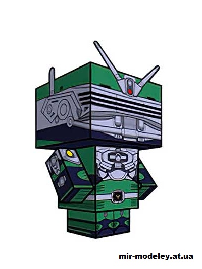 №15853 - Kamen Rider Torque (cubeecraft) из бумаги