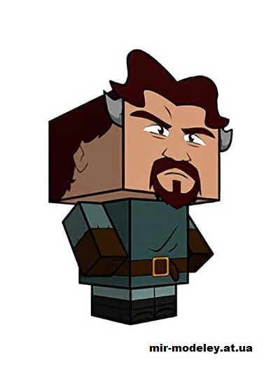 №15814 - Rugen (cubeecraft) из бумаги