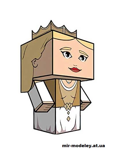 №15817 - Princess Buttercup (cubeecraft) из бумаги