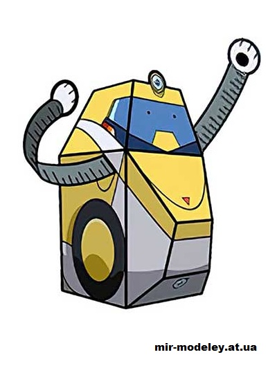 №15887 - QT (cubeecraft) из бумаги