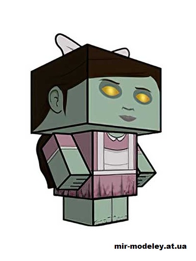 №15805 - Little Sister (cubeecraft) из бумаги