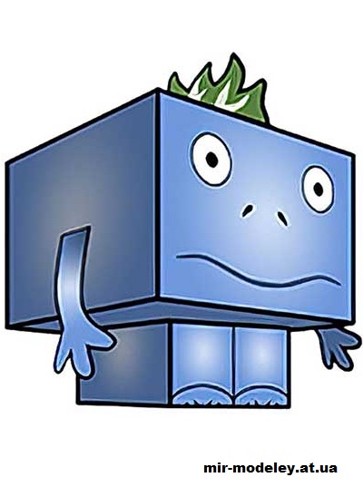 №15863 - Nu (cubeecraft) из бумаги