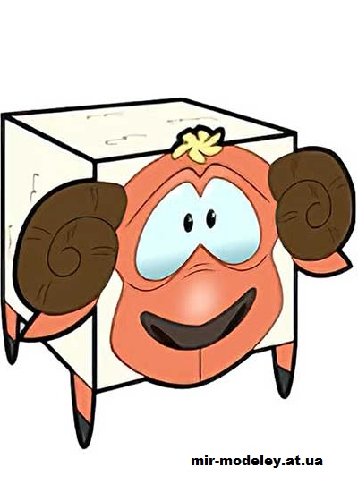 №15826 - Sheep (cubeecraft) из бумаги