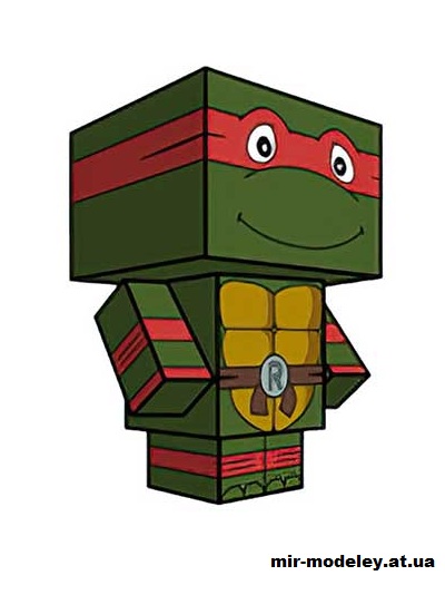 №15799 - Raphael (80's) (cubeecraft) из бумаги