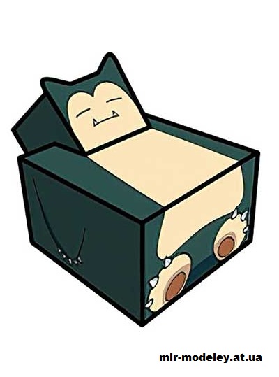 №15875 - Snorlax (cubeecraft) из бумаги