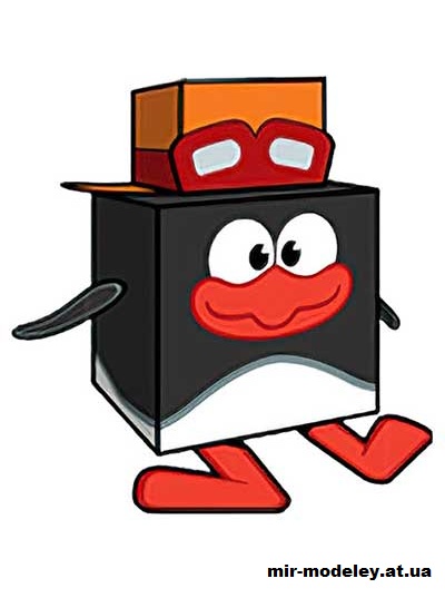 №15849 - Ottoriki (cubeecraft) из бумаги