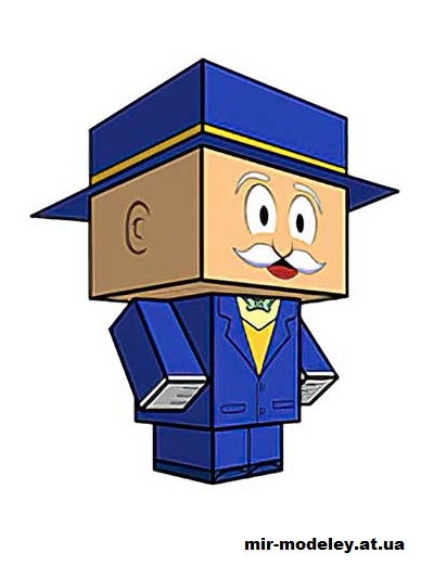 №15892 - Leap Day William (cubeecraft) из бумаги