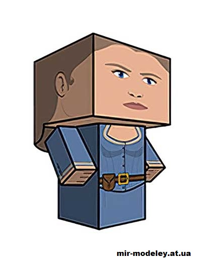 №15886 - Dolores Abernathy (cubeecraft) из бумаги