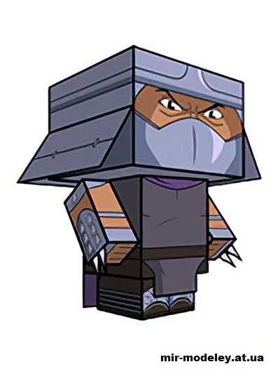 №15794 - Shredder (80's) (cubeecraft) из бумаги