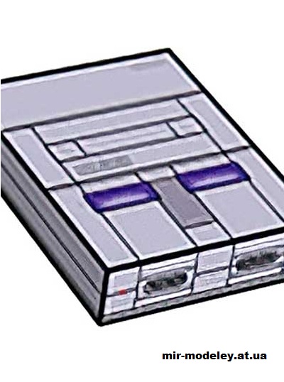 №15867 - Super Nintendo (cubeecraft) из бумаги