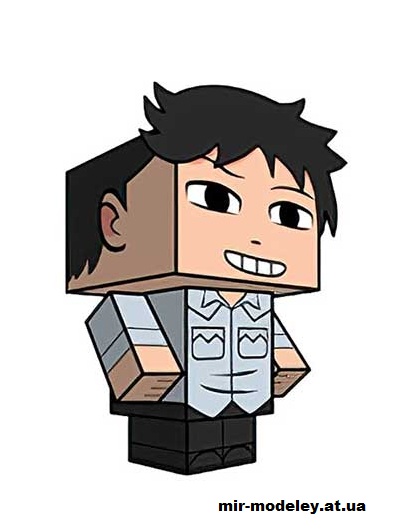 №15822 - Wallace Wells (cubeecraft) из бумаги