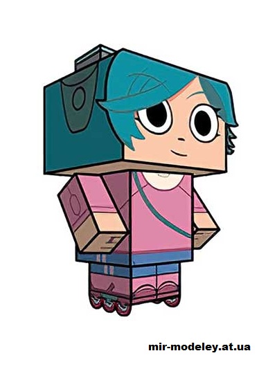 №15823 - Ramona Flowers (cubeecraft) из бумаги