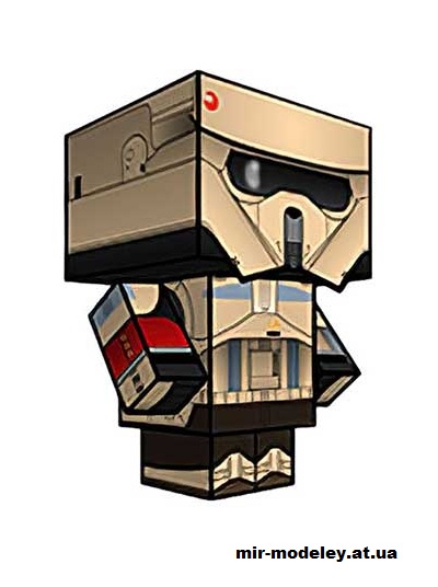 №15884 - Shoretrooper (cubeecraft) из бумаги