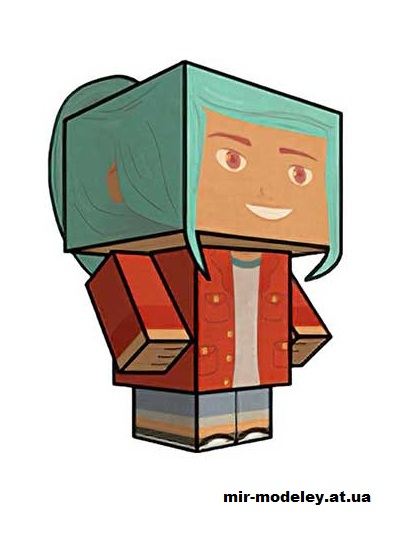 №15885 - Alex (cubeecraft) из бумаги