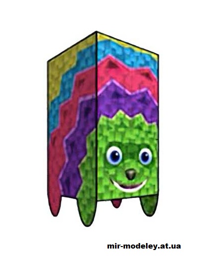 №15808 - Fergy Fudgehog (cubeecraft) из бумаги