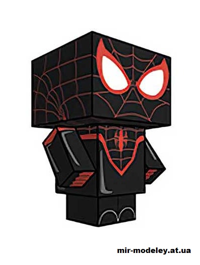 №15839 - Spider-Man (Ult. Miles Morales) (cubeecraft) из бумаги