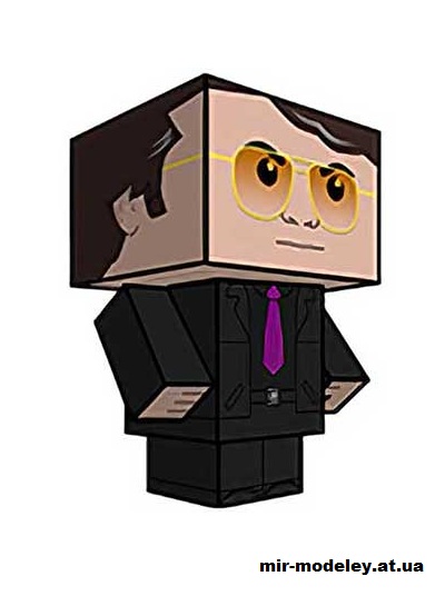 №15844 - Garth Marenghi (cubeecraft) из бумаги
