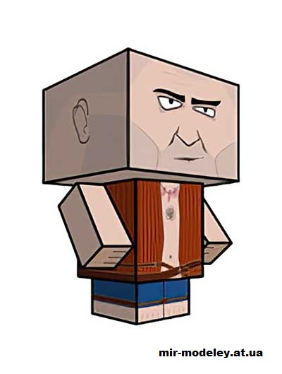 №15802 - Prisoner (cubeecraft) из бумаги