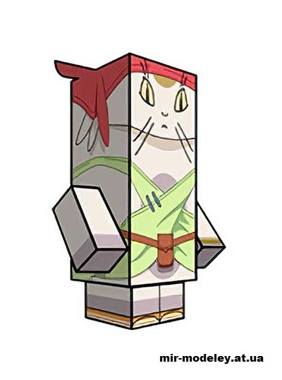 №15888 - Meow (cubeecraft) из бумаги