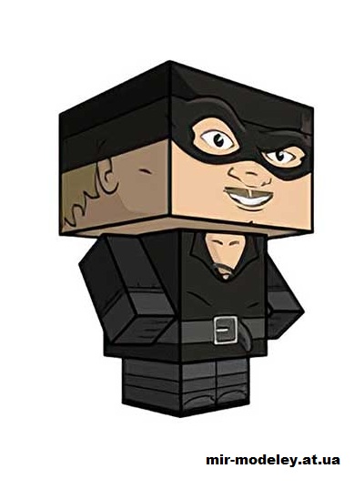 №15818 - Westley as Dread Pirate Roberts (cubeecraft) из бумаги