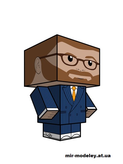 №15832 - Sam Reich (cubeecraft) из бумаги