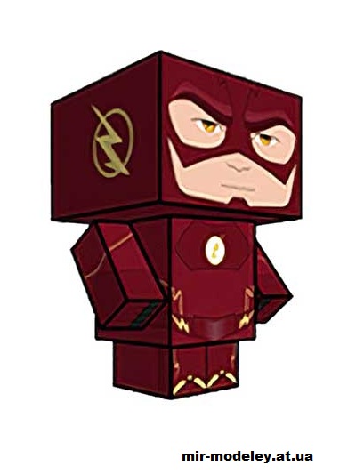 №15878 - The Flash (2014 TV Version) (cubeecraft) из бумаги