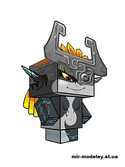 №15957 - Midna (cubeecraft) из бумаги