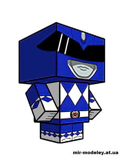 №15940 - Blue Ranger (cubeecraft) из бумаги